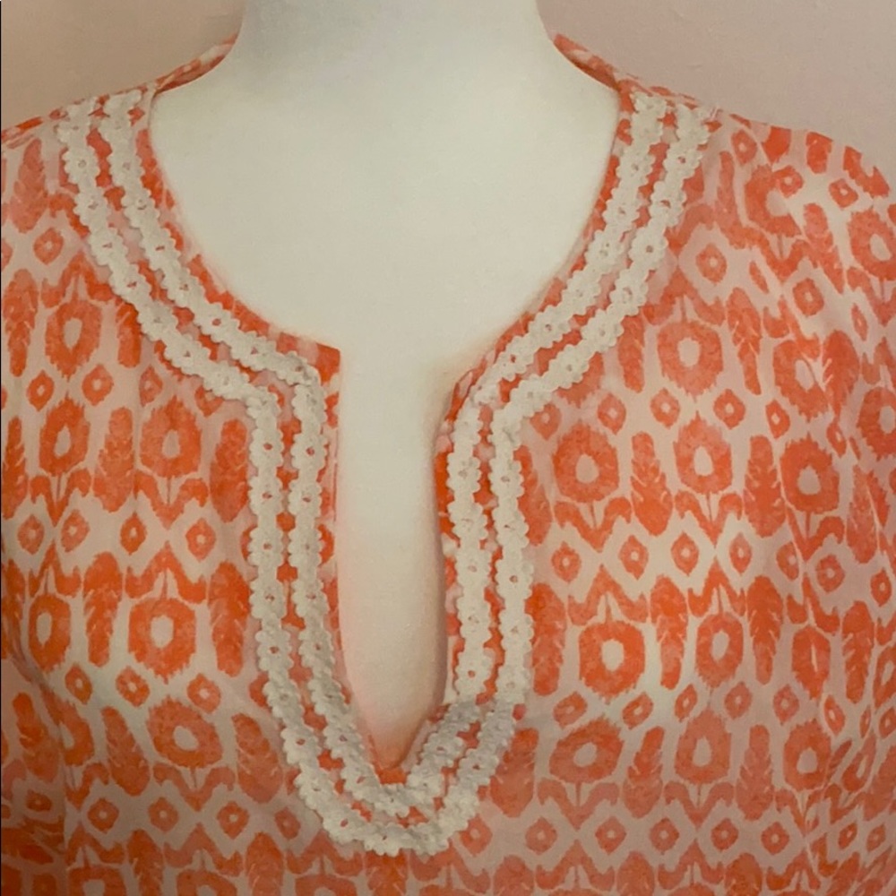 Stella&Dot Coral Beach Coverup - Picture 2 of 7